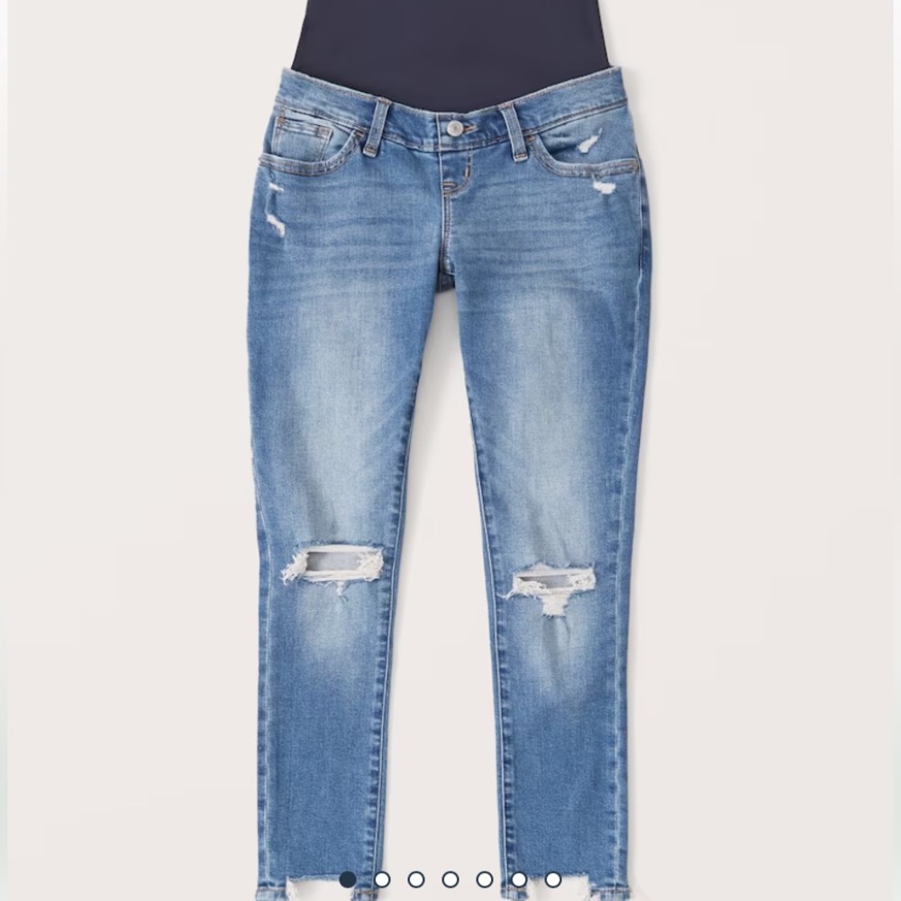 Abercrombie Maternity Super Skinny Ankle Jean